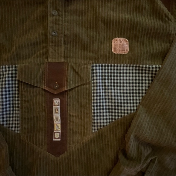 Vintage corduroy click shirt - Picture 4 of 4